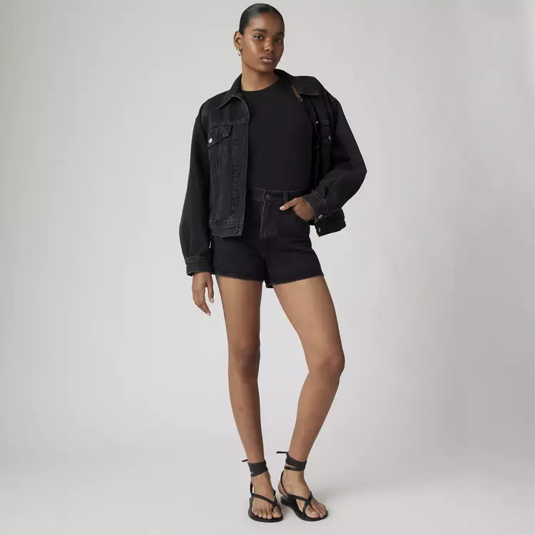 Levi's Levis 80S Mom Short | Not To Interrupt Black