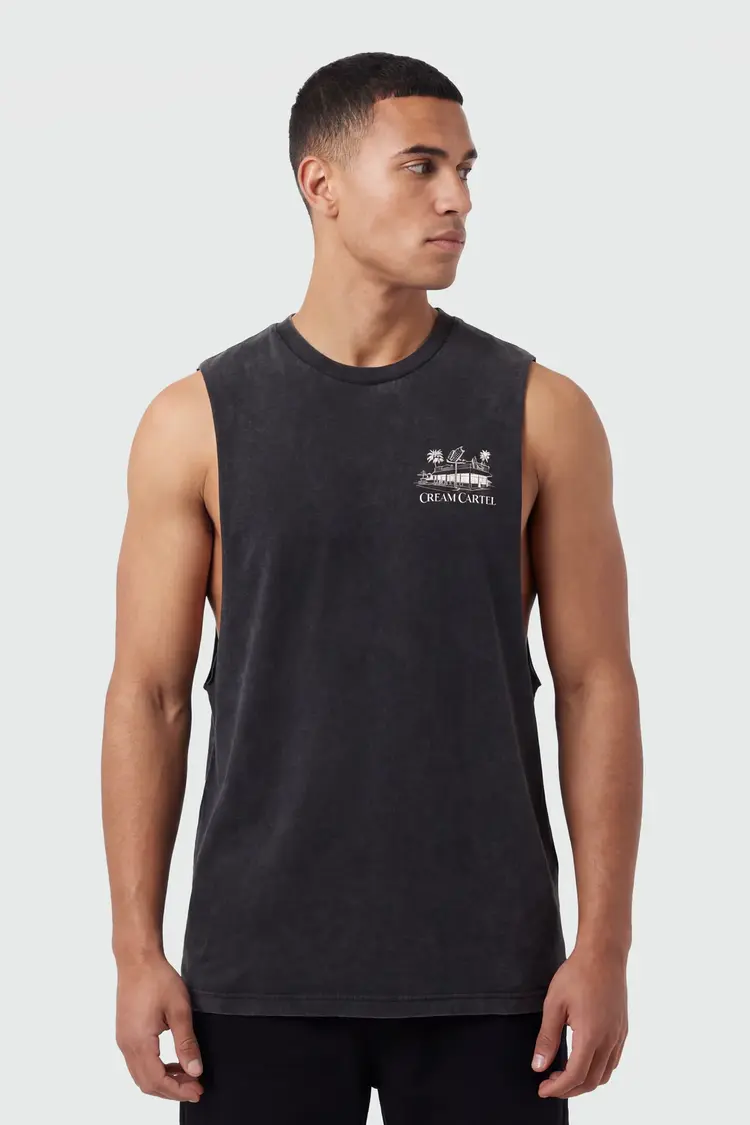 TEAMLTD Cream Cartel Aussie Tank | White