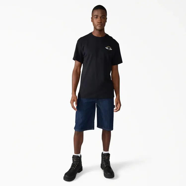 Dickies Dickies Mens Garage Short Sleeve T-Shirt | Black