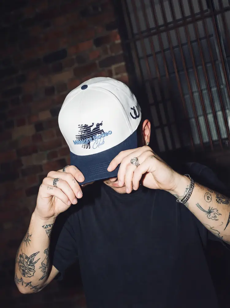 TEAMLTD TEAMLTD Midnight Rodeo Snapback | White / Navy