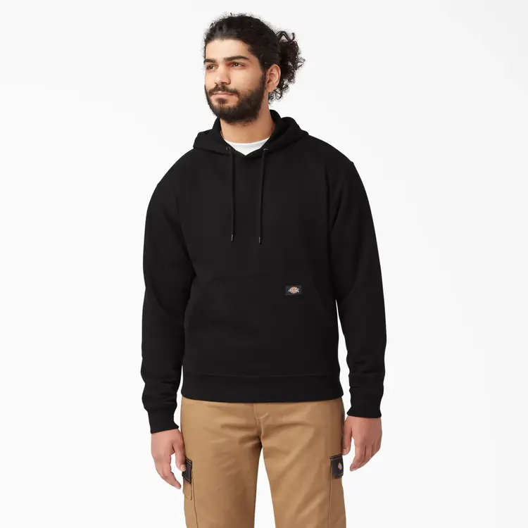 Dickies Mens Fleece Pullover Hoodie | Black