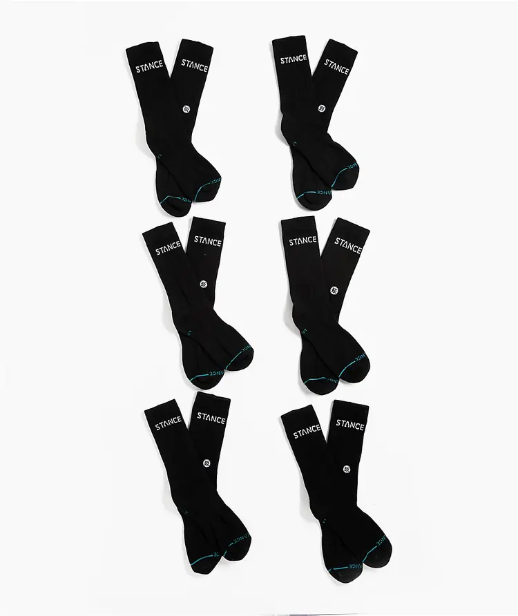 Stance Origin 6 Pack  Quarter Length | White / Black