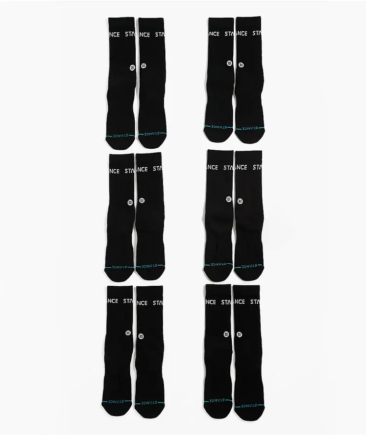 Stance Origin 6 Pack  Quarter Length | White / Black