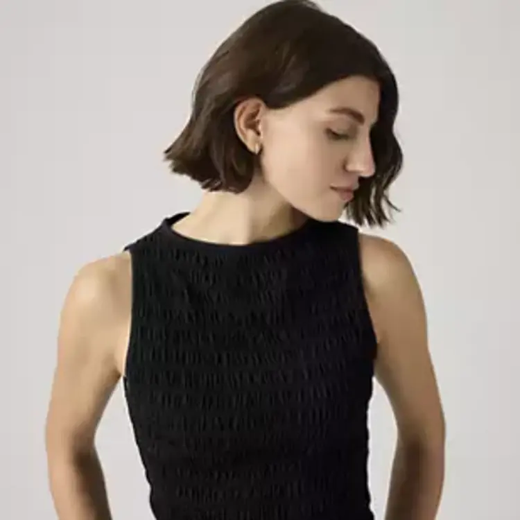 Levi's Levi's Bella Smocked Top | Anthracite Night