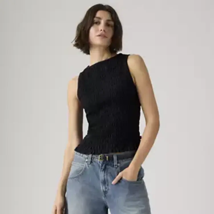 Levi's Levi's Bella Smocked Top | Anthracite Night