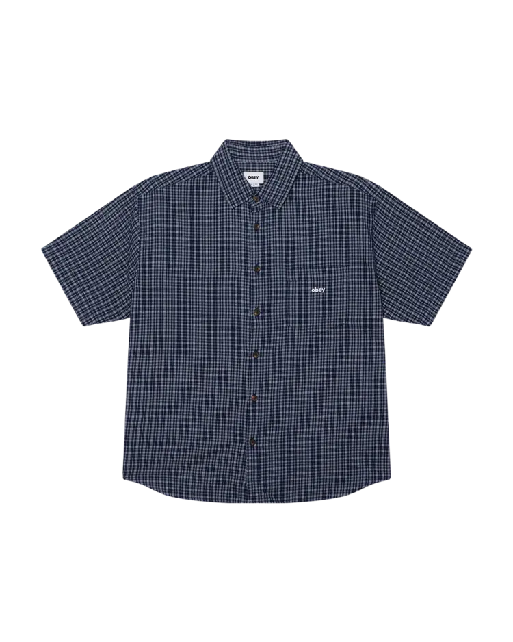 Obey Obey Bigwig Ian Woven Short Sleeve | Academy Navy Multi