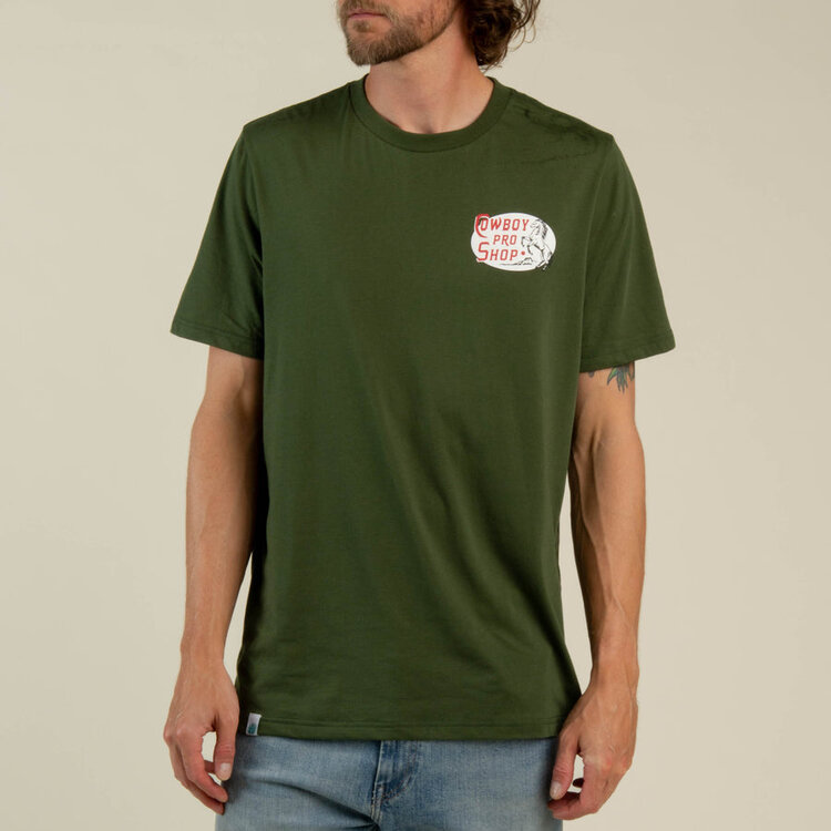 Sendero Provisions Co. Sendero Cowboy Pro Shop Tee | Army Green