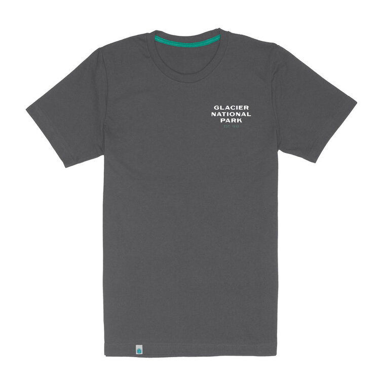 Sendero Provisions Co. Sendero Provisions Co. Glacier National Park T-Shirt | Charcoal