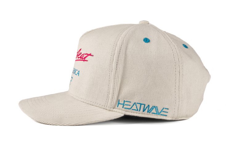 Heat Wave Chevrolet Heart Beat of America Hat | Off White