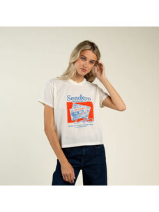 Sendero Provisions Co. Cassette Tape Boxy Tee | Vintage White