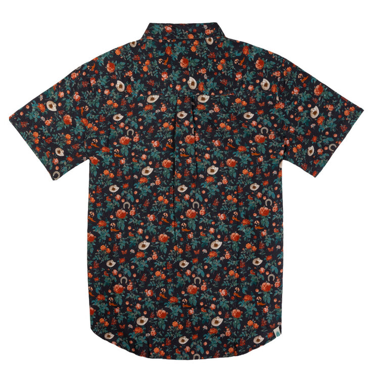 Sendero Provisions Co. Sendero Provisions Co. City Slicker Button Up Short Sleeve | Desert Rose - Charcoal