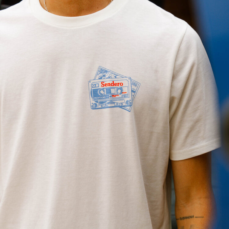 Sendero Provisions Co. Sendero Provisions Co. Cassette Tape T-Shirt | Vintage White
