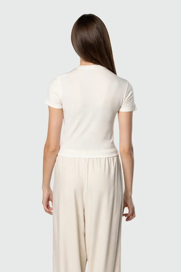 TEAMLTD Baby Tee | White