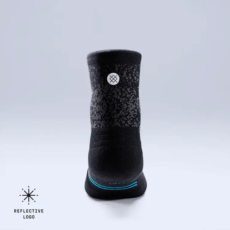 Stance Run Light Quarter Socks | Black