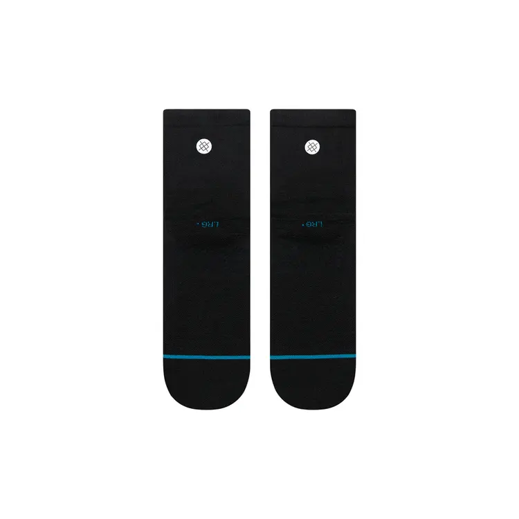 Stance Run Light Quarter Socks | Black