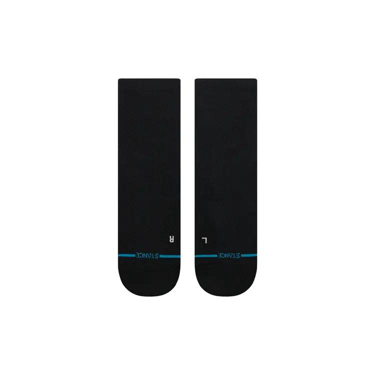 Stance Run Light Quarter Socks | Black