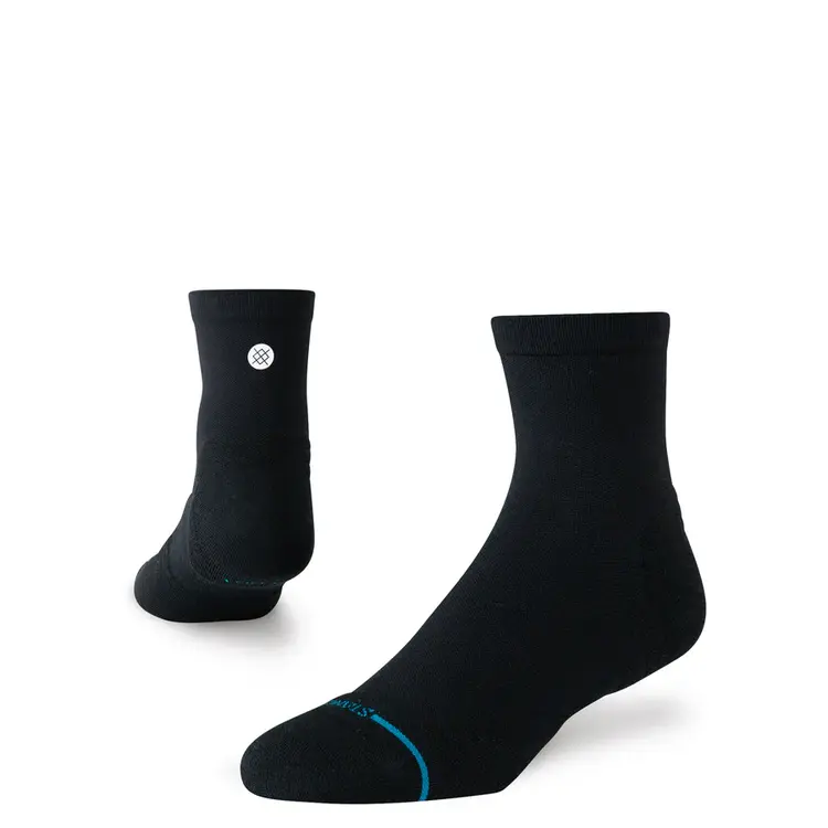Stance Run Light Quarter Socks | Black
