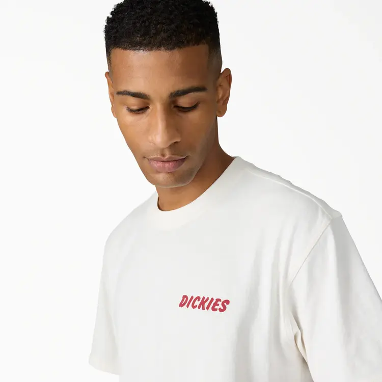 Dickies Dickies Mens Dry Ridge Short Sleeve Tee | Egret