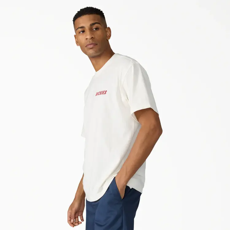 Dickies Dickies Mens Dry Ridge Short Sleeve Tee | Egret