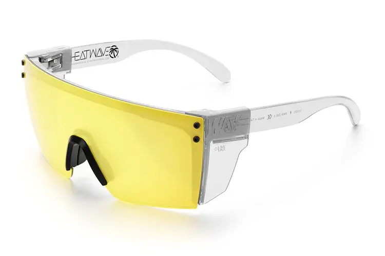 Heat Wave Lazer Face Z87 | Vapor Clear / Hi-Vis Yellow