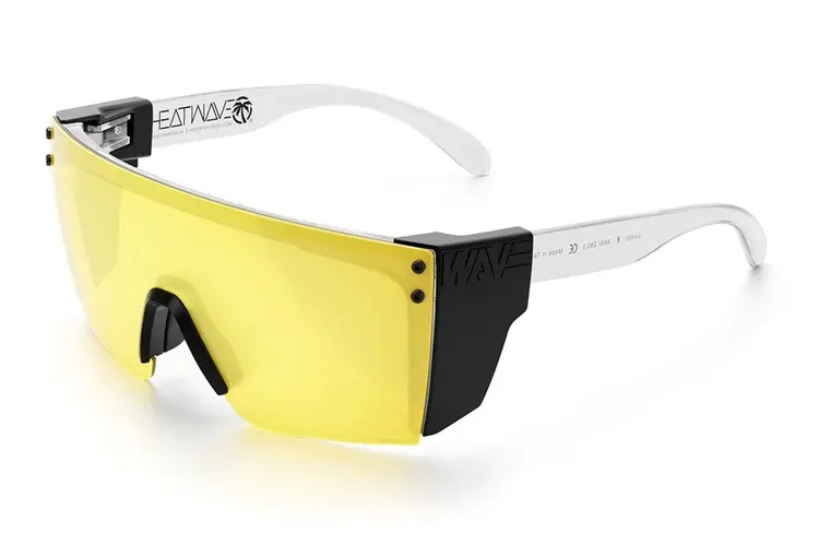 Heat Wave Lazer Face Z87 | Vapor Clear / Hi-Vis Yellow