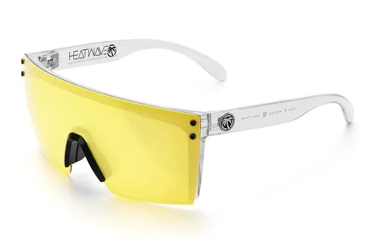 Heat Wave Lazer Face Z87 | Vapor Clear / Hi-Vis Yellow