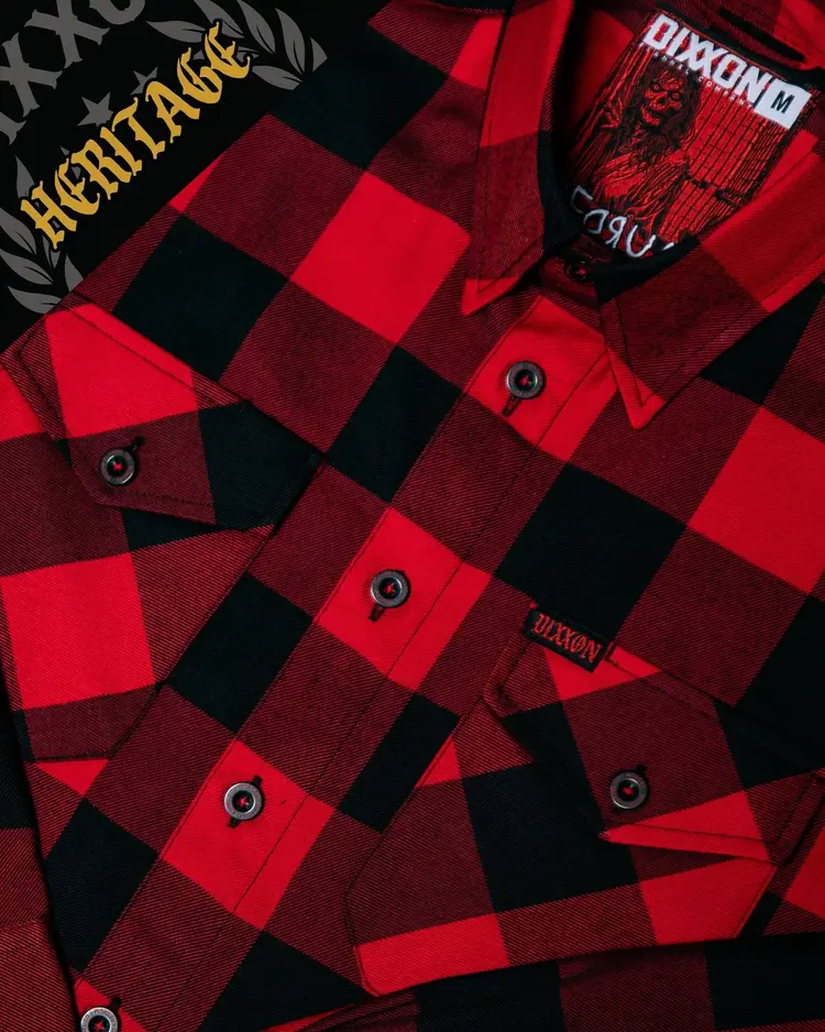 Dixxon RedRum Heritage Flannel | Red / Black