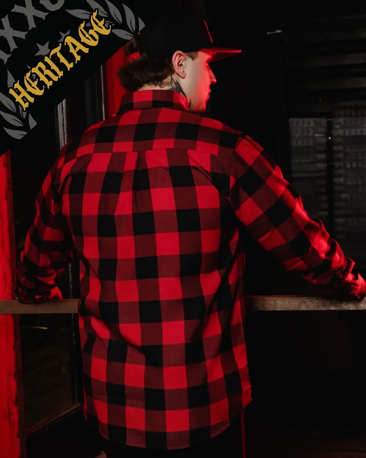 Dixxon RedRum Heritage Flannel | Red / Black
