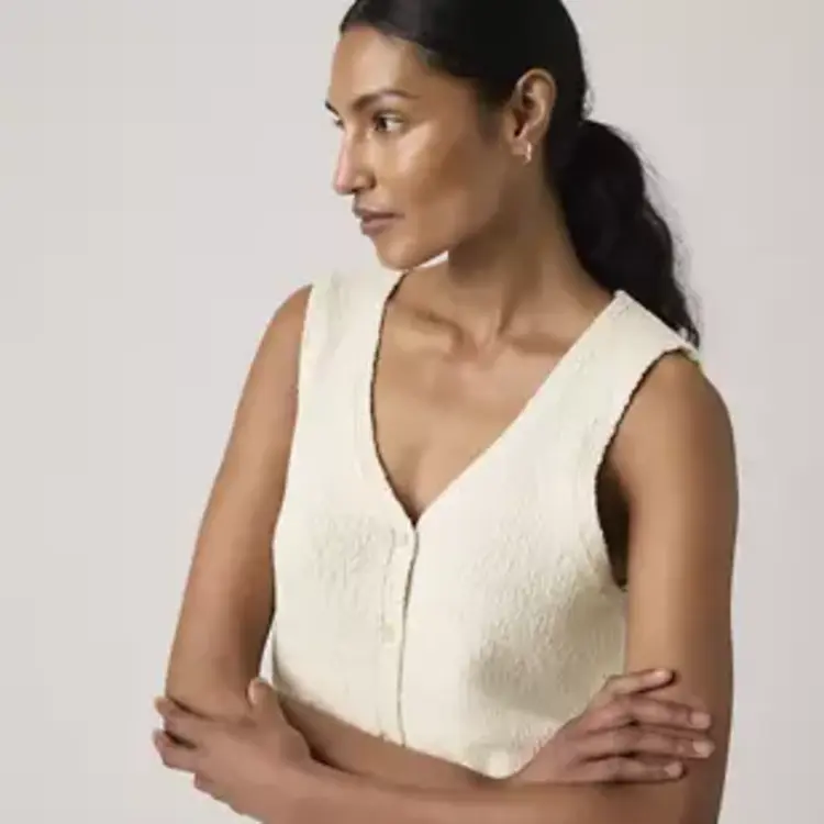 Levi's Levi's Helen Mini Boucle Vest | Tofu Cotton