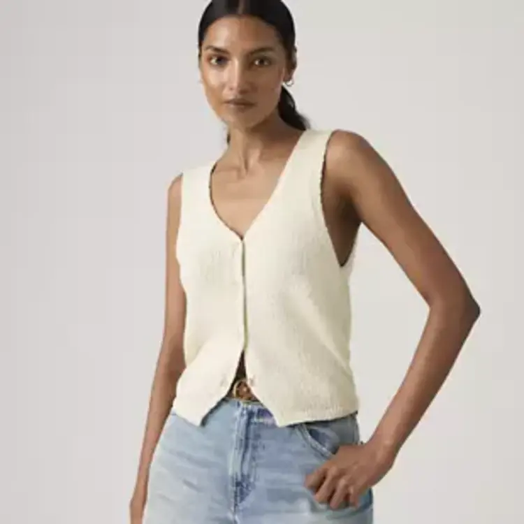 Levi's Levi's Helen Mini Boucle Vest | Tofu Cotton