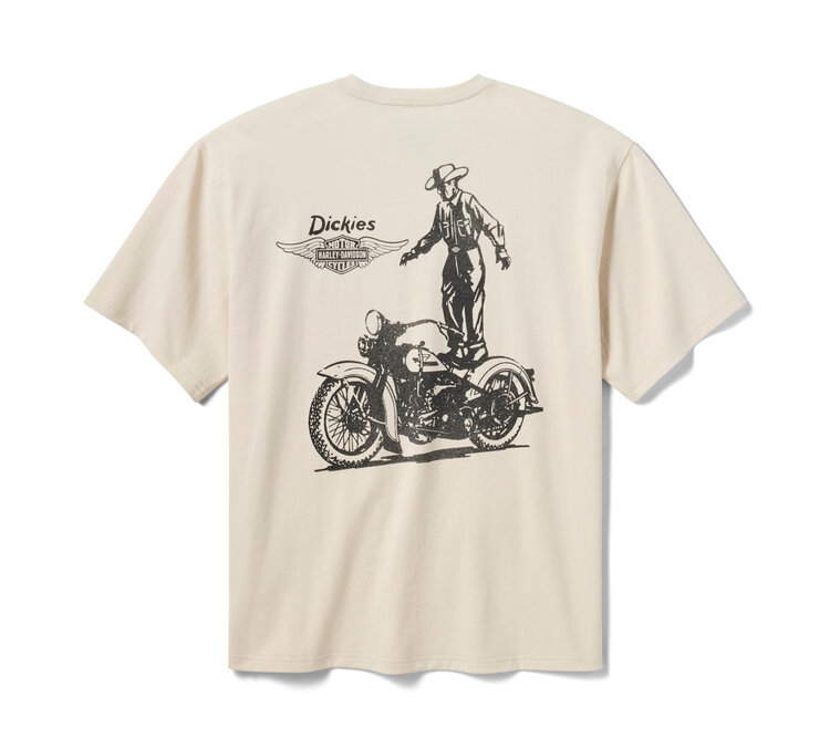 Dickies Dickies X Harley-Davidson Short Sleeve Tee | Bone