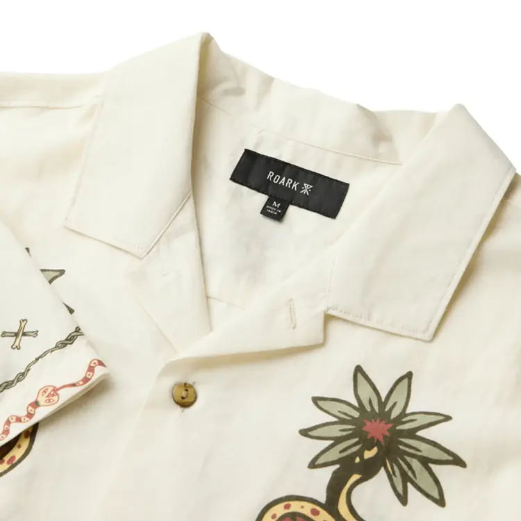 Roark Gonzo Short Sleeve  Woven | Unbleached
