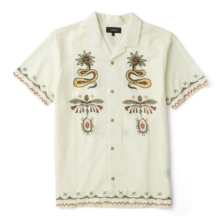 Roark Gonzo Short Sleeve  Woven | Unbleached