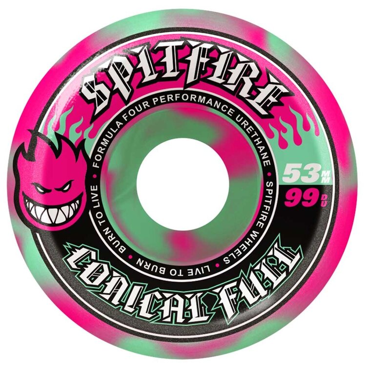 Spitfire Spitfire F4 99A Conical Full | Teal/Pink Swirl