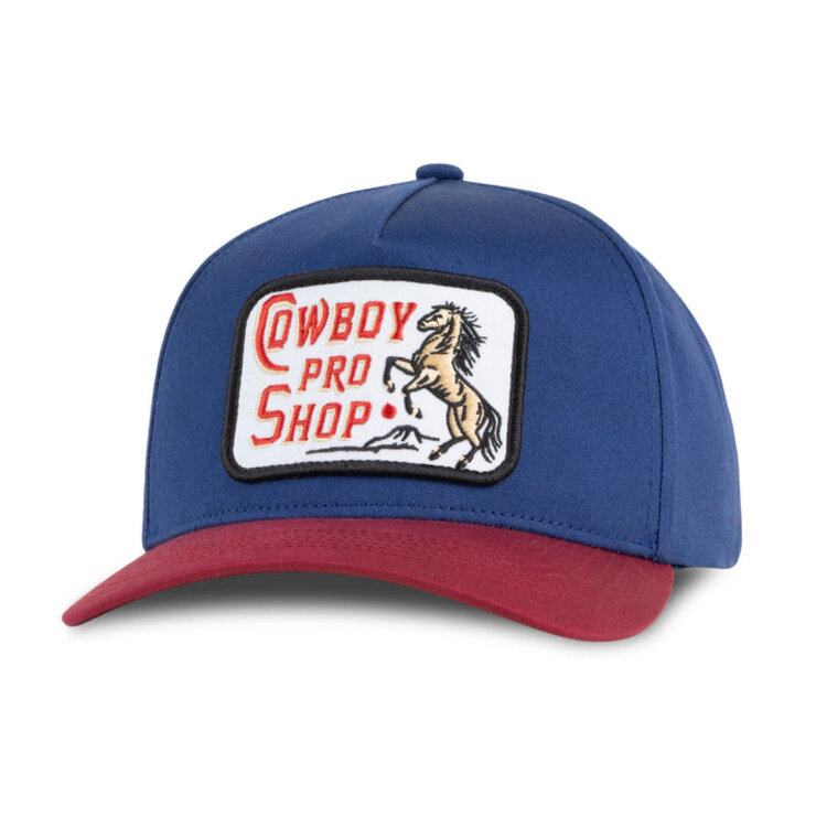Sendero Provisions Co. Sendero Provisions Co. Cowboy Pro Shop Hat | Navy/Red