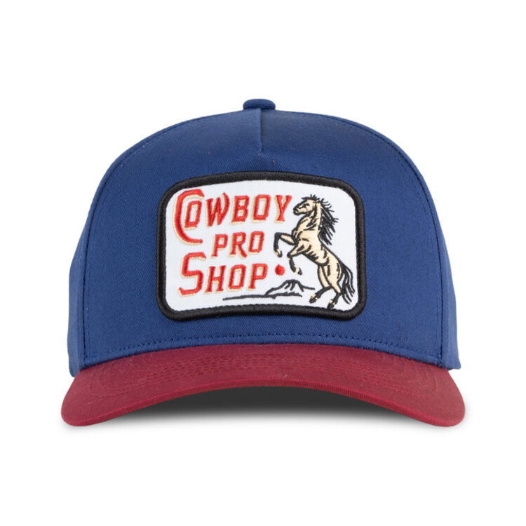 Sendero Provisions Co. Sendero Provisions Co. Cowboy Pro Shop Hat | Navy/Red