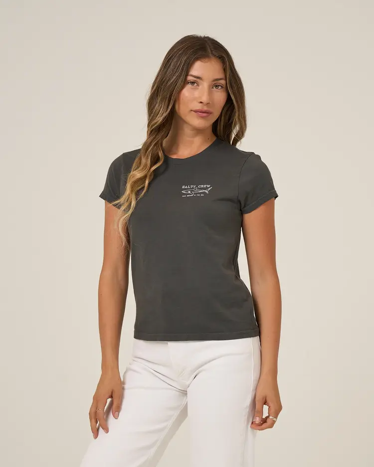 Salty Crew Salty Crew Shark Anatomy Modern Tee | Charcoal