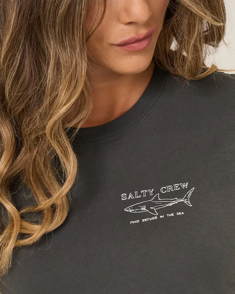 Salty Crew Salty Crew Shark Anatomy Modern Tee | Charcoal
