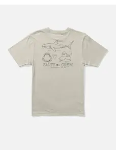 Salty Crew Salty Crew Great White Boys Short Sleeve Tee | Bone