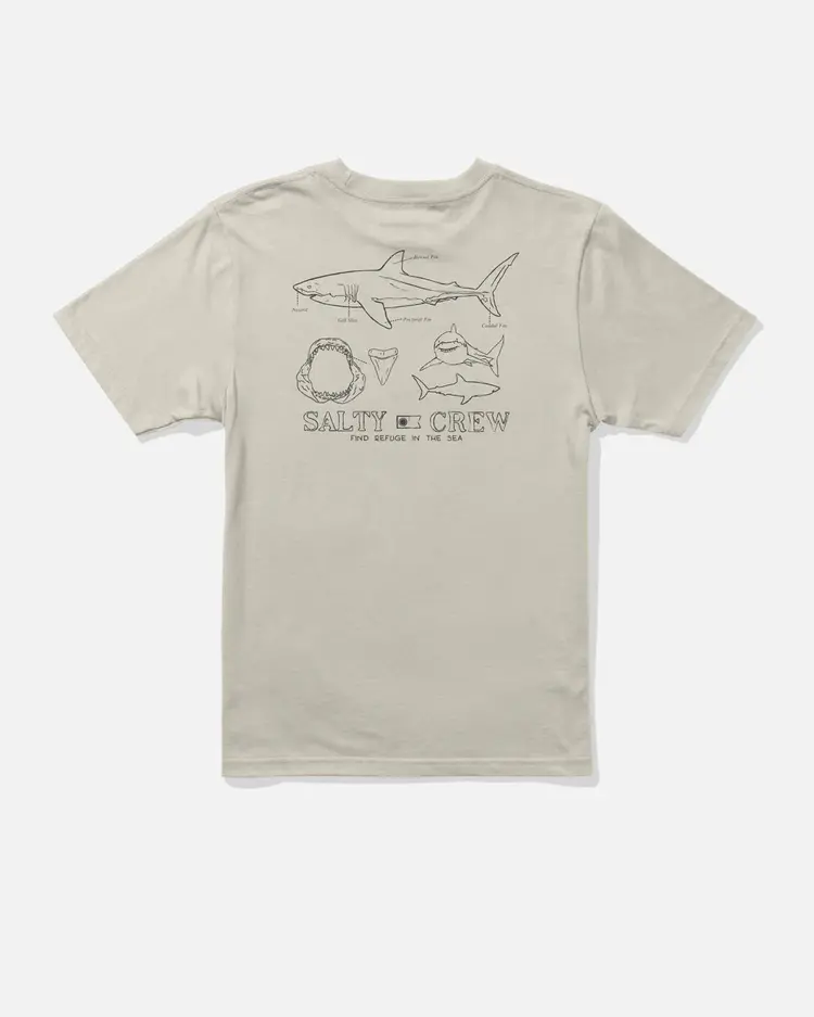 Salty Crew Salty Crew Great White Boys Short Sleeve Tee | Bone