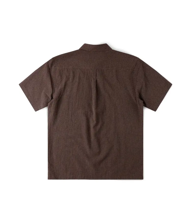 Former Former Vivian Check Short Sleeve Shirt | Brown