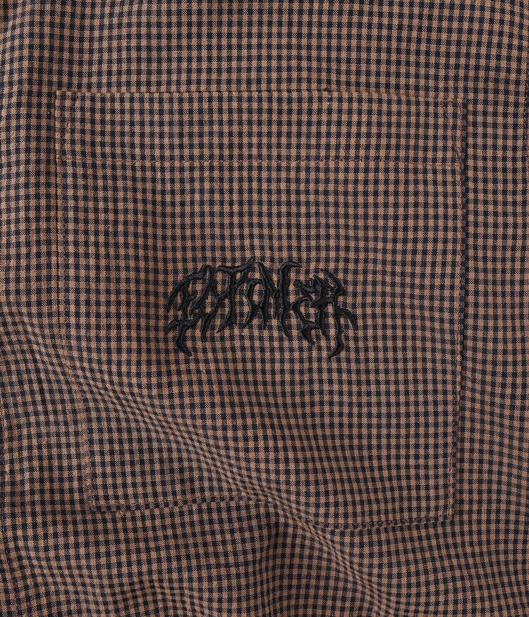 Former Former Vivian Check Short Sleeve Shirt | Brown