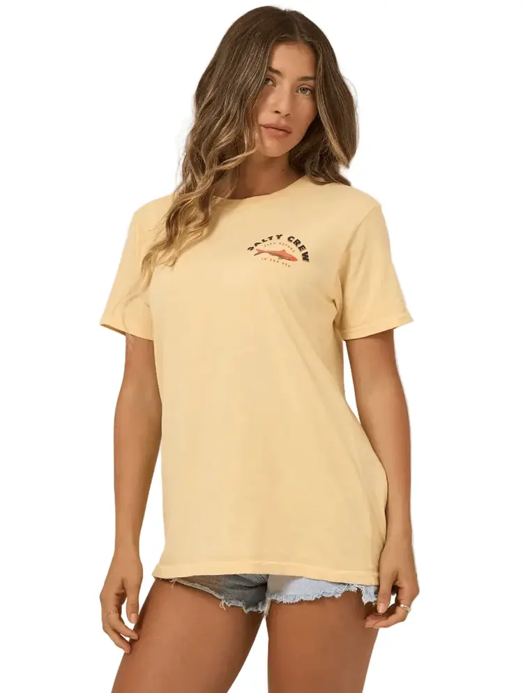 Salty Crew Salty Crew Salty Sardine Bf Tee | Custard