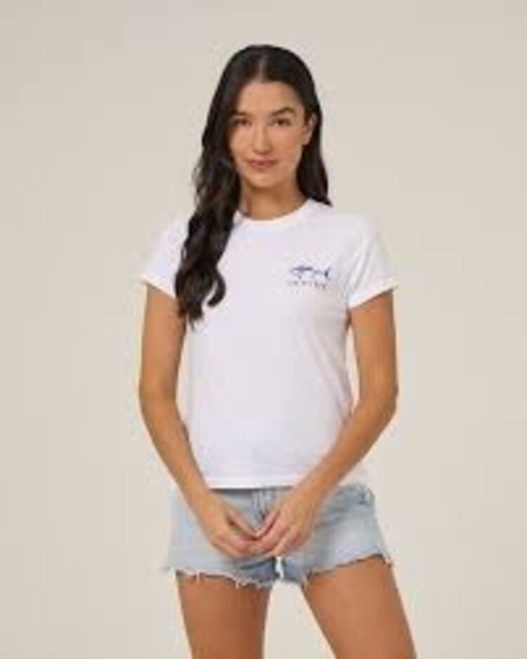 Salty Crew Salty Crew Overlay Modern Tee | White
