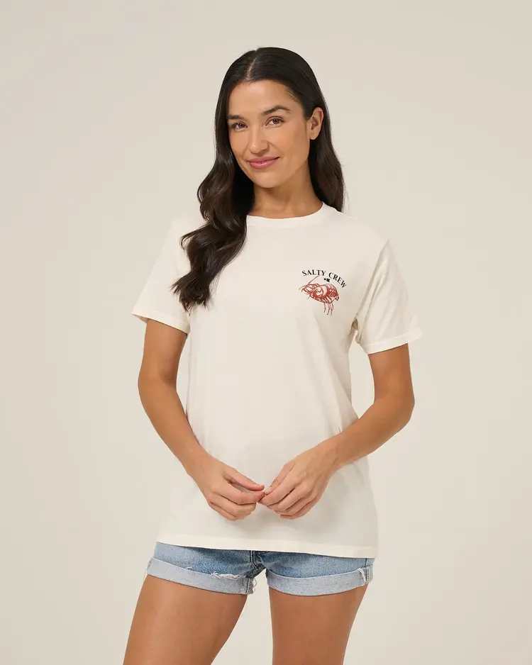 Salty Crew Salty Crew American Catch Boyfriend Tee | Off White