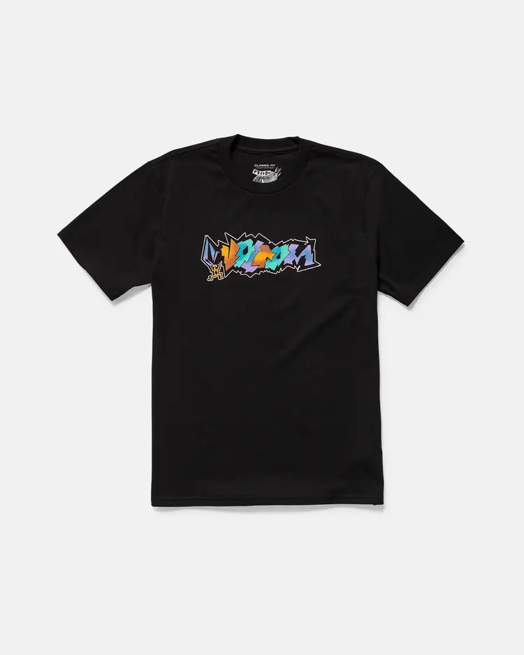 Volcom Volcom Star Shields Featured Exp Short Sleeve Tee | Black