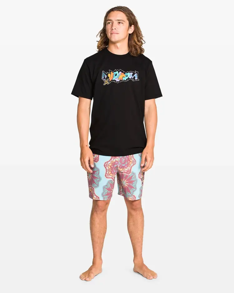 Volcom Volcom Star Shields Featured Exp Short Sleeve Tee | Black