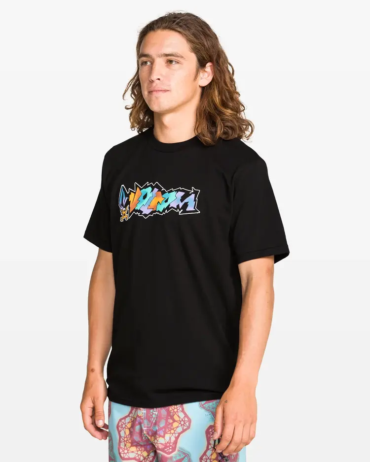 Volcom Volcom Star Shields Featured Exp Short Sleeve Tee | Black