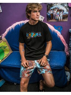 Volcom Star Shields Featured Exp Short Sleeve Tee | Black
