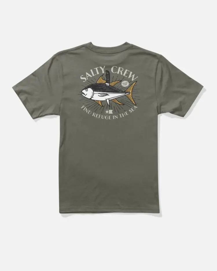 Salty Crew Salty Crew Omakase Boys Short Sleeve Tee | Dusty Olive